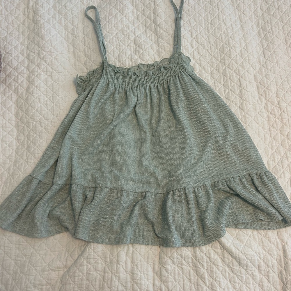 Light blue anthropologie tank top